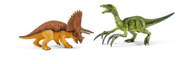Schleich 42217 Triceratops und Therizinosaurus