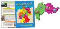 Amigo GeoPuzzle Deutschland 51 Teile Puzzle