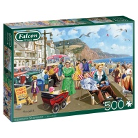 Jumbo 11375 Falcon - Sidmouth Seafront 500 Teile Puzzle