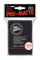 Black PRO-Matte Sleeves 50 Kartenh&uuml;llen