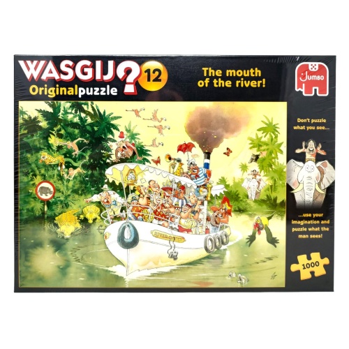 Jumbo 82044 Wasgij Original Puzzle - An der Mündung des Flusses / The mouth of the River (Nr. 12) - 1000 Teile Puzzle