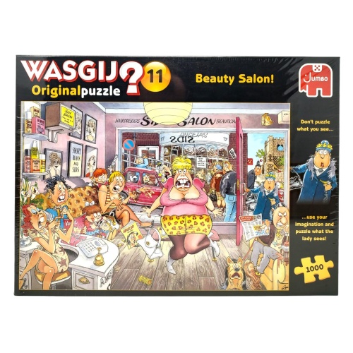 Jumbo 82043  Wasgij Original Puzzle - Im Schönheitssalon / Beauty Salon (Nr. 11) - 1000 Teile