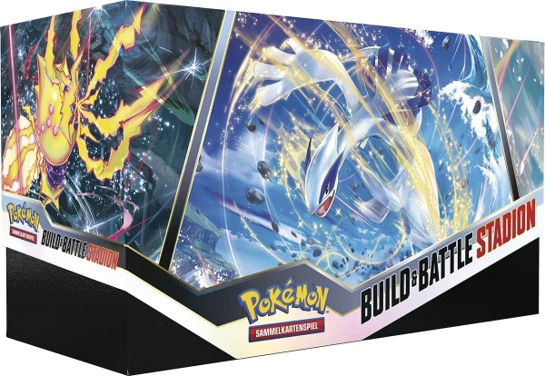 Pokémon 45447 Schwert & Schild Silberne Sturmwinde Build & Battle Stadion DE