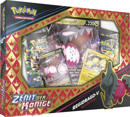 Pokemon Zenit der Könige V-Box Regidrago-V Kollektion DE