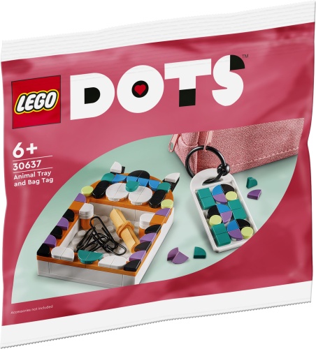 LEGO 30637 Dots Tier-Ablageschale und Taschenanhänger Polybag